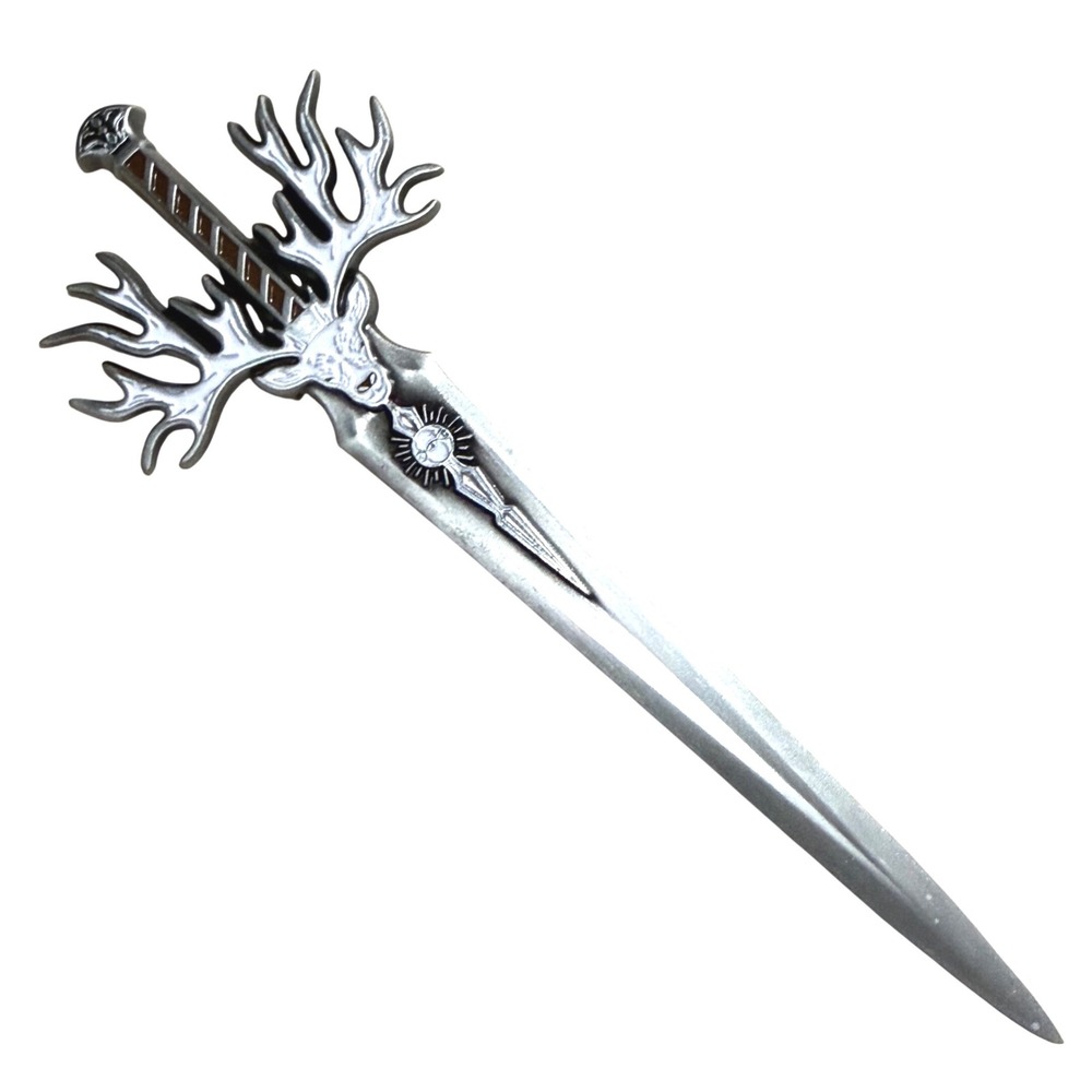 THRONE OF GLASS Terrasen Stag Lord Sword Metal Replica Letter Opener 7"